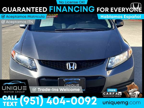 2012 Honda Civic EX Coupe 5-Speed AT PRICED TO SELL! for sale in Corona, CA – photo 6