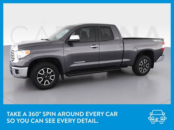 2017 Toyota Tundra Double Cab Limited Pickup 4D 6 1/2 ft pickup Gray for sale in Farmington, MI – photo 3