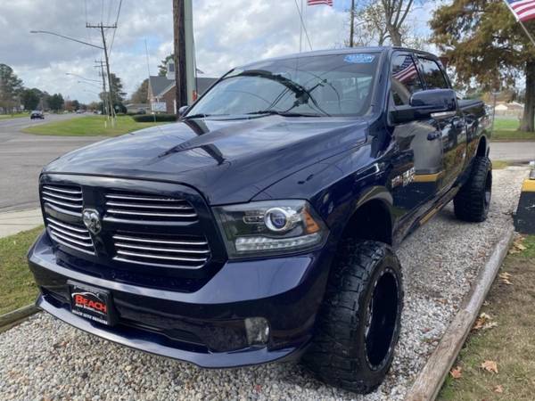 2016 Ram 1500 SPORT CREW CAB 4X4, WARRANTY, LIFTED, LEATHER - cars &... for sale in Norfolk, VA – photo 3