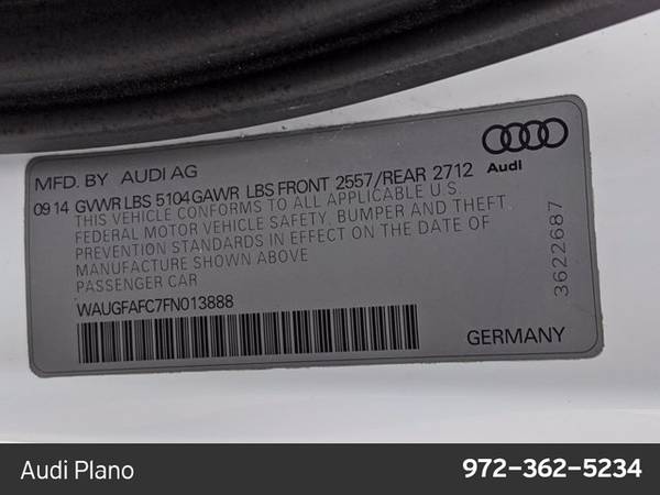 2015 Audi A6 2.0T Premium Plus AWD All Wheel Drive SKU:FN013888 -... for sale in Plano, TX – photo 24