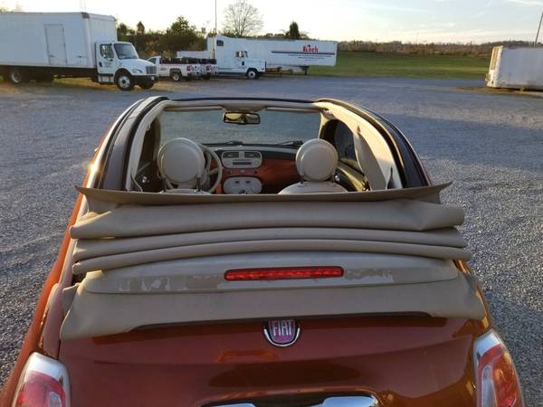2015 Fiat 500 Lounge. Ragtop Convertible. Great Christmas Present. -... for sale in Athens, TN – photo 7