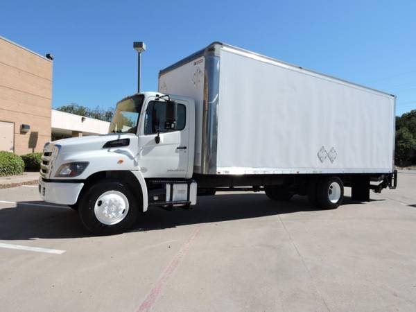 2015 HINO 268 26 FOOT BOX TRUCK W/LIFTGATE with for sale in Grand Prairie, TX – photo 3
