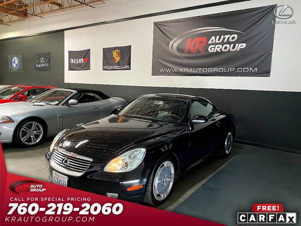 2004 LEXUS SC430 CONVERTIBLE CLEAN CARFAX - - by for sale in Palm Desert , CA – photo 4
