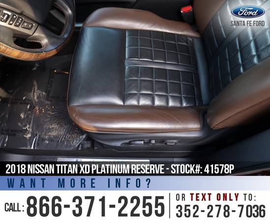 2018 NISSAN TITAN XD PLATINUM RESERVE Leather Seats, Diesel for sale in Alachua, FL – photo 13