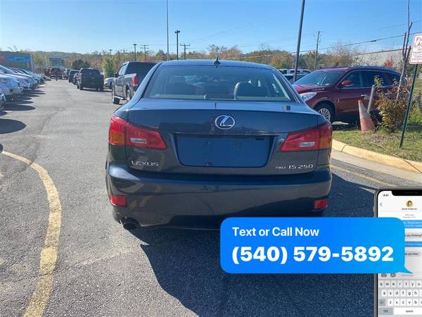 2007 LEXUS IS 250 All Wheel Drive $750 DOWN/ $375 A Month - cars &... for sale in Fredericksburg, VA – photo 5