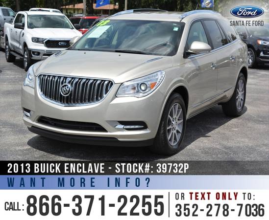 *** 2013 Buick Enclave SUV *** Homelink - Leather Seats - Remote Start for sale in Alachua, FL – photo 3
