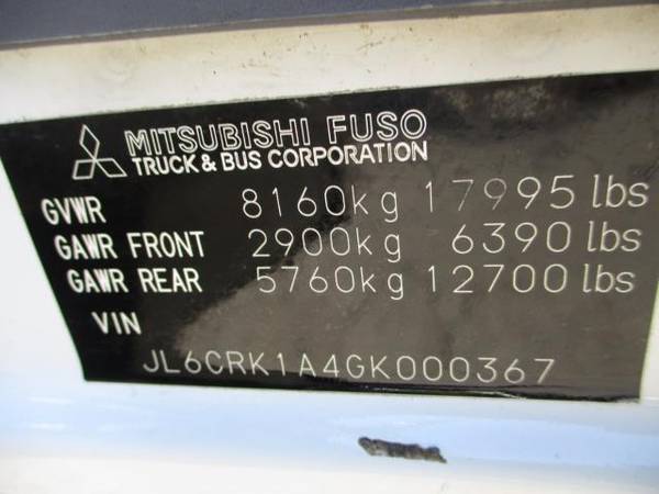 2016 Mitsubishi Fuso FE180 21 FOOT FLAT BED,, 21 STAKE BODY 33K MI.... for sale in south amboy, NJ – photo 5