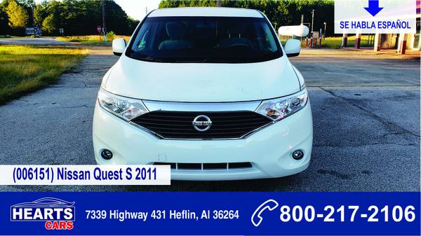 Nissan Quest S 2011-VERY PRETTY (006151) - cars & trucks - by dealer... for sale in Heflin, AL – photo 2
