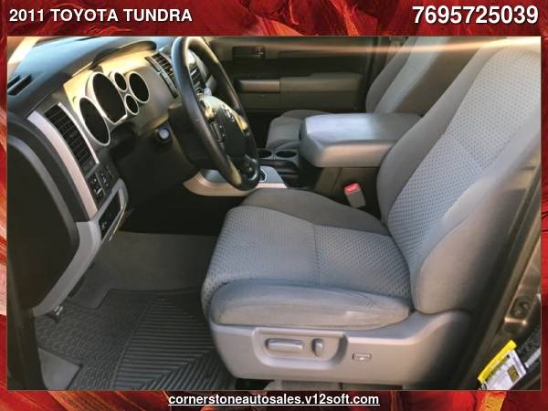 2011 TOYOTA TUNDRA CREWMAX SR5 - cars & trucks - by dealer - vehicle... for sale in Flowood, MS – photo 12