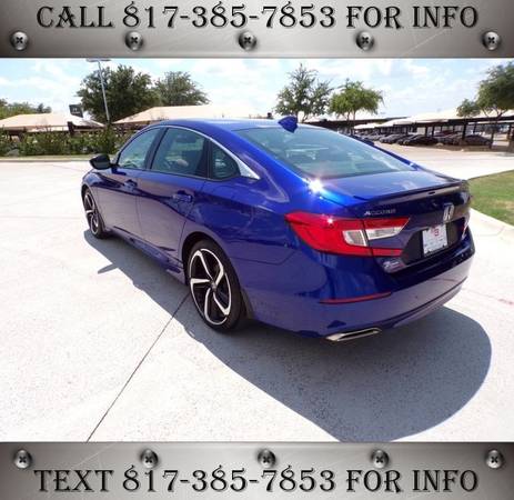2019 Honda Accord Sedan Sport 1.5T - Finance Low for sale in Granbury, TX – photo 5