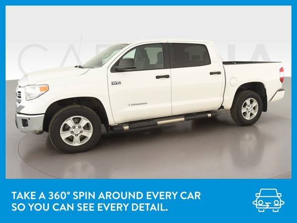 2016 Toyota Tundra CrewMax SR5 Pickup 4D 5 1/2 ft pickup White for sale in Victoria, TX – photo 3
