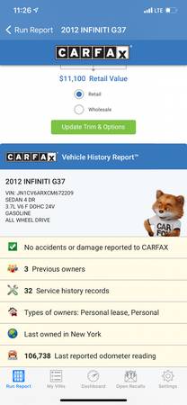 2012 Infiniti G37x AWD 108.900 miles clean CarFax 32 Records - cars... for sale in Brooklyn, NY – photo 20