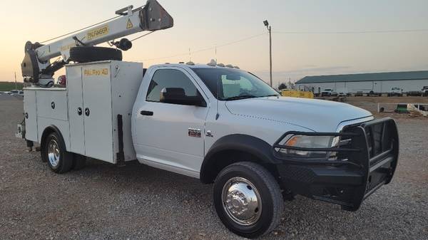 2012 Dodge 5500 4wd 8000lb Crane 11ft Mechanics Service Bed PTO Ai for sale in Oklahoma City, OK – photo 4