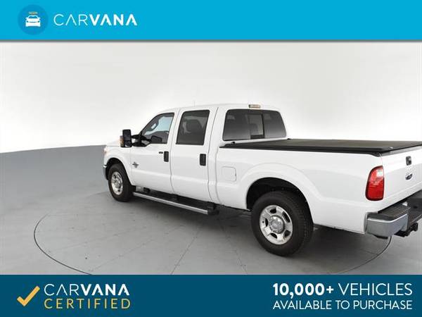 2011 Ford F250 Super Duty Crew Cab XLT Pickup 4D 6 3/4 ft pickup White for sale in Detroit, MI – photo 8
