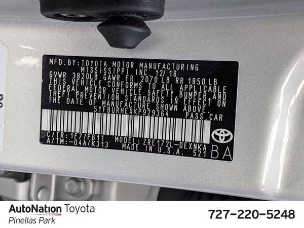 2019 Toyota Corolla LE SKU:KP929364 Sedan - cars & trucks - by... for sale in Pinellas Park, FL – photo 24