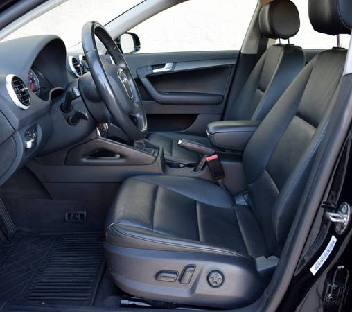 Black 2012 Audi A3 S Line - Black Leather - 6 Speed - 100k Miles -... for sale in Raleigh, NC – photo 10