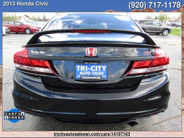 2013 HONDA CIVIC SI 4DR SEDAN Family owned since 1971 - cars & for sale in MENASHA, WI – photo 4