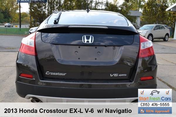 4WD*2013 HONDA CROSSTOUR EX-L V-6 W/ NAVIGATION - cars & trucks - by... for sale in Syracuse, NY – photo 4