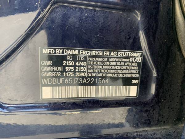 2003 Mercedes-Benz E 320 /Harman/Kardon Sound//Moon Roof/ Alloy... for sale in Analomink, PA – photo 21