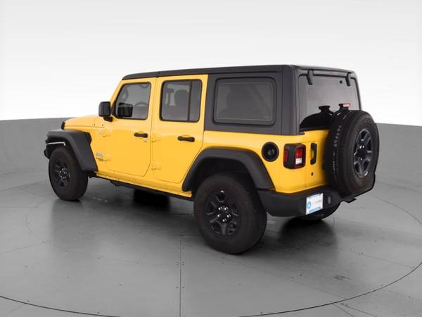 2018 Jeep Wrangler Unlimited All New Sport SUV 4D suv Yellow for sale in Chicago, IL – photo 7