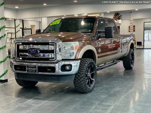 2011 Ford F-350 4x4 4WD F350 Super Duty Lariat LIFTED LONG BED... for sale in Gladstone, OR – photo 2