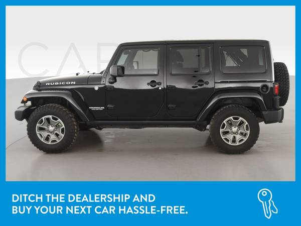 2013 Jeep Wrangler Unlimited Rubicon Sport Utility 4D suv Black for sale in irving, TX – photo 4