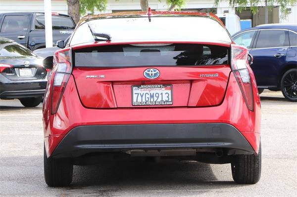 2017 Toyota Prius Two hatchback Red - - by dealer for sale in Palo Alto, CA – photo 7