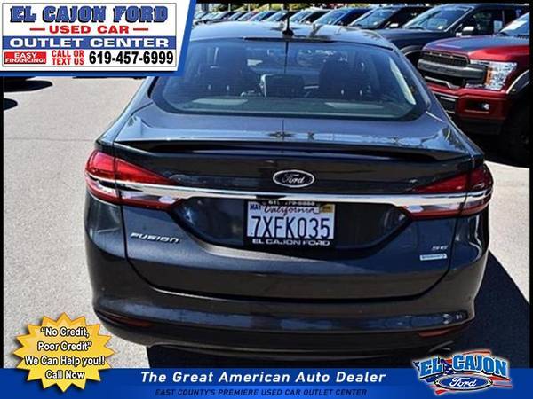 2017 Ford Fusion SE SEDAN EZ FINANCING-LOW DOWN! EL CAJON FORD for sale in Santee, CA – photo 6
