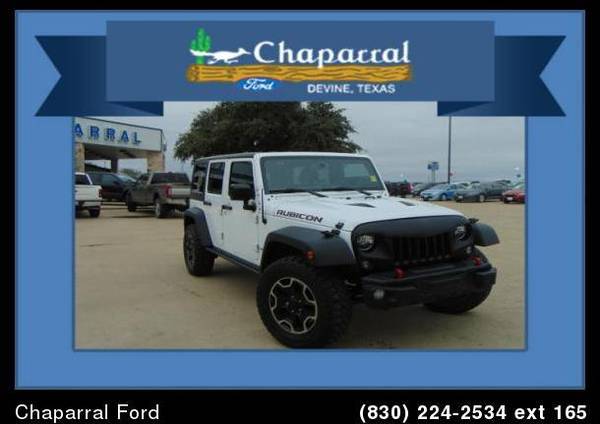 2015 Jeep Wrangler Unlimited Rubicon Hard Rock 4x4(CLEAN!) for sale in Devine, TX