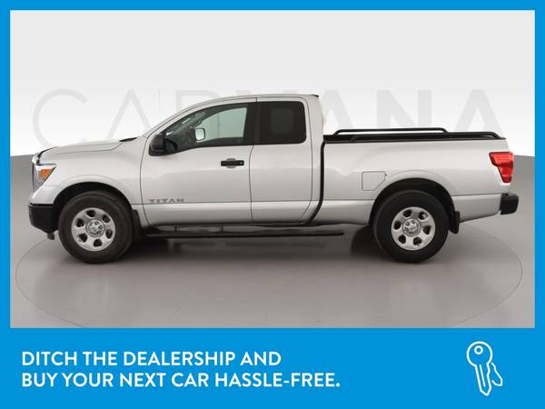 2017 Nissan Titan King Cab S Pickup 4D 6 1/2 ft pickup Silver for sale in NEWARK, NY – photo 4