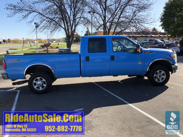 2013 Ford F350 F-350 XLT Crew cab FX4 4x4 TURBO DIESEL nice FINANCING! for sale in Minneapolis, MN – photo 4
