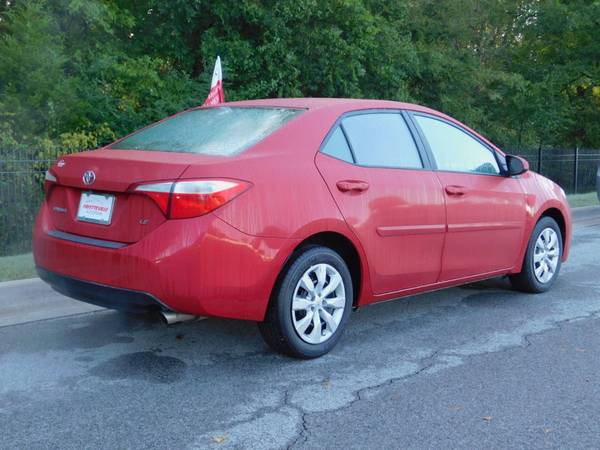 2016 *Toyota* *Corolla* *4dr Sedan CVT LE* RED for sale in Fayetteville, AR – photo 3