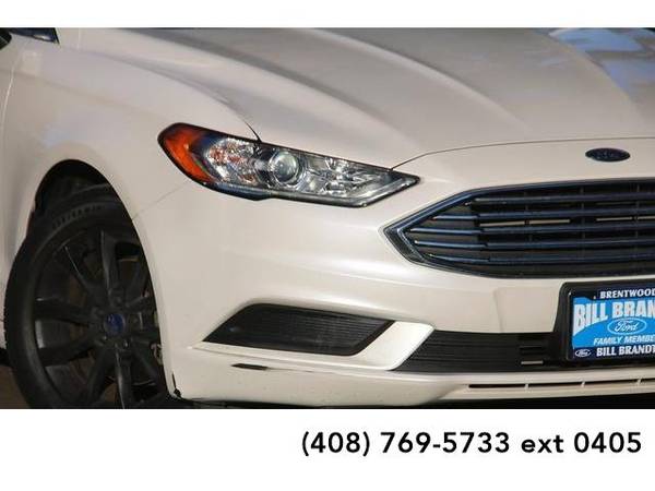 2017 Ford Fusion sedan SE 4D Sedan (White) for sale in Brentwood, CA – photo 6