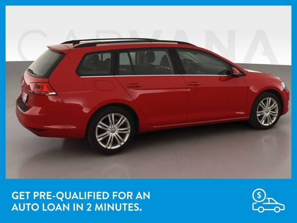 2015 VW Volkswagen Golf SportWagen TDI S Wagon 4D wagon Red for sale in Other, OR – photo 9
