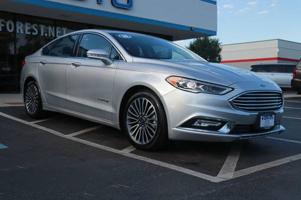 2018 *Ford* *Fusion Hybrid* *Titanium FWD* Ingot Sil for sale in Oak Forest, IL – photo 10