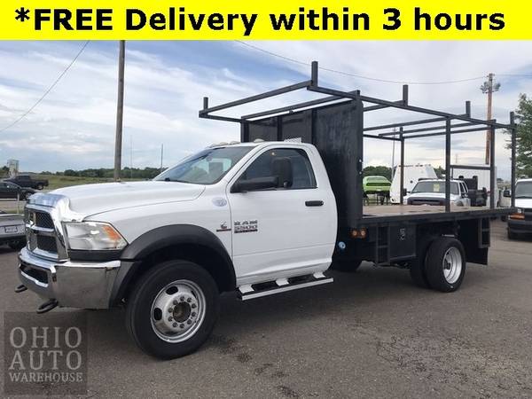 2014 Ram 5500 Tradesman 4x4 Cummins DIESEL Flatbed We Finance - cars... for sale in Canton, OH – photo 2