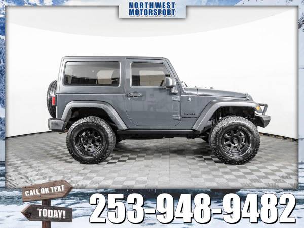 Lifted 2016 *Jeep Wrangler* Sport 4x4 - cars & trucks - by dealer -... for sale in PUYALLUP, WA – photo 3