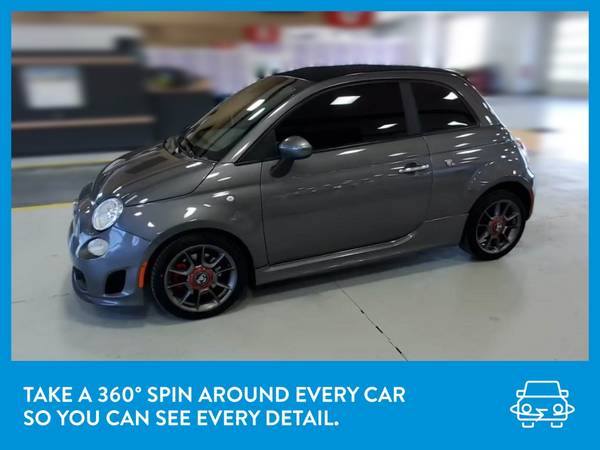 2013 FIAT 500 500c Abarth Cabrio Convertible 2D Convertible Gray for sale in Fort Lauderdale, FL – photo 3