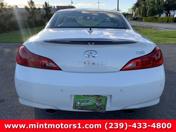 2014 Infiniti Q60 Convertible - cars & trucks - by dealer - vehicle... for sale in Fort Myers, FL – photo 5