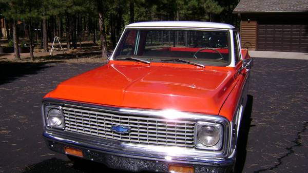 1972 CHEVY C10 ARIZONA TRUCK WITH 68,800 MILES - cars & trucks - by... for sale in Overgaard, AZ – photo 4