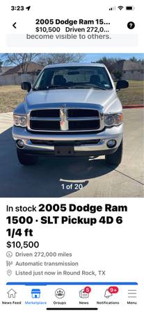 2005 Dodge Ram 1500 4X4 for sale in Round Rock, TX – photo 2