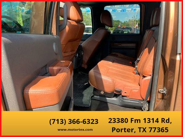2011 Ford F350 Super Duty Crew Cab - Financing Available! for sale in Porter, TX – photo 11