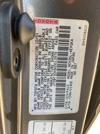 2002 Toyota Camry - For Sale - $3,700 for sale in Covina, CA – photo 2