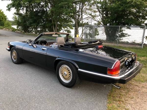1989 Jaguar XJS Convertible - Black on Gray Leather - Only 58K - Nice! for sale in Westport , MA – photo 3