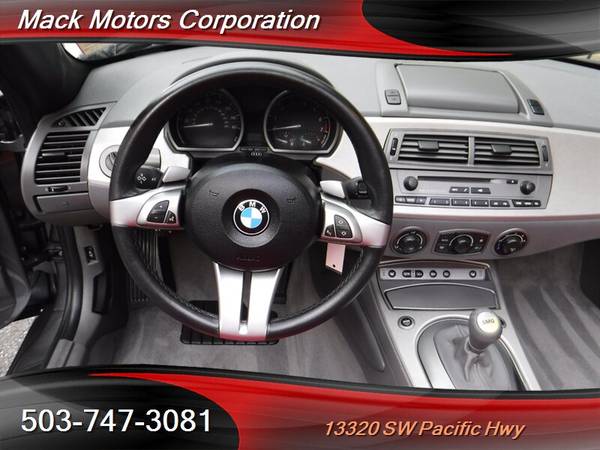 2004 BMW Z4 Premium PKG Roadster 2-Owners Dream Red Interior 6-Speed S for sale in Tigard, OR – photo 13