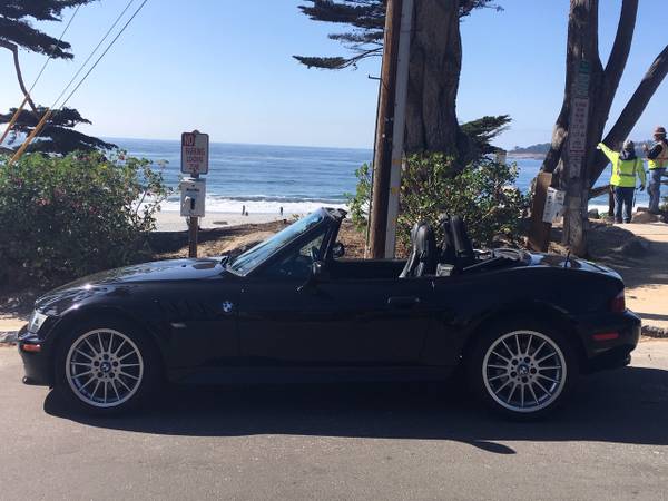 2001 BMW Z3 3.0 L Black Convertible Rare Excellent Condition for sale in Carmel By The Sea, CA – photo 2