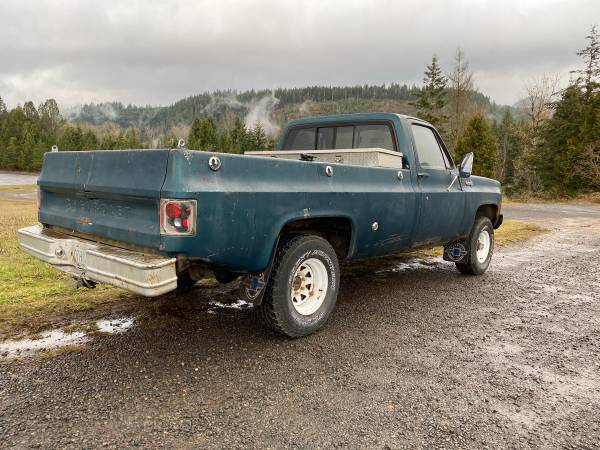 1973 Chevy 4X4 Custom C-10 - cars & trucks - by owner - vehicle... for sale in Westfir, OR – photo 4