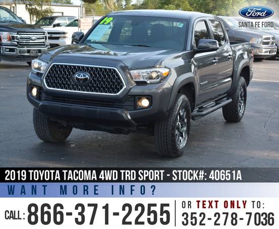 ‘19 Toyota Tacoma 4WD TRD Sport *** Backup Camera, Cruise, 4X4 *** -... for sale in Alachua, FL – photo 3
