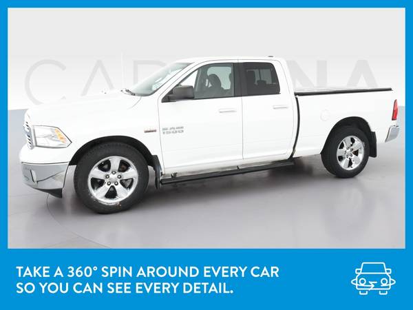 2015 Ram 1500 Quad Cab Big Horn Pickup 4D 6 1/3 ft pickup White for sale in Revere, MA – photo 3