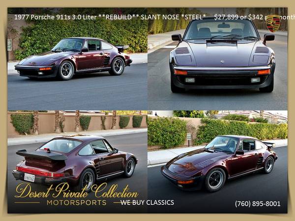 1976 Porsche 911S Fully Matching Numbers+COA Coupe Coupe at an... for sale in Palm Desert, NY – photo 21